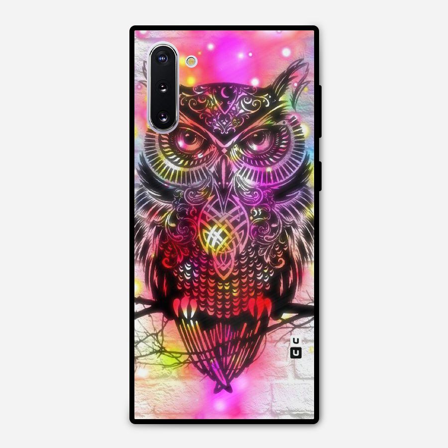Colourful Owl Metal Back Case for Galaxy Note 10