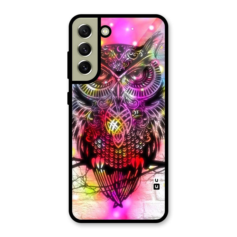 Colourful Owl Metal Back Case for Galaxy S21 FE 5G (2023)