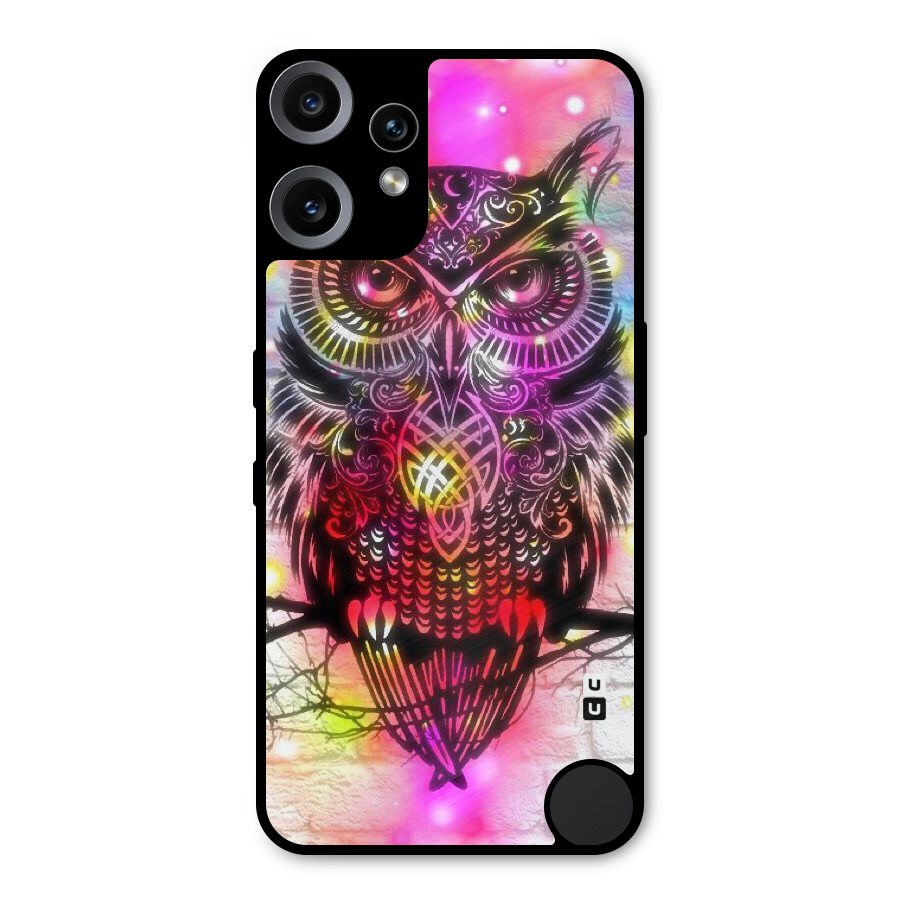 Colourful Owl Metal Back Case for Nothing CMF Phone 2 Pro