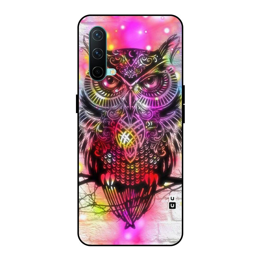 Colourful Owl Metal Back Case for OnePlus Nord CE 5G