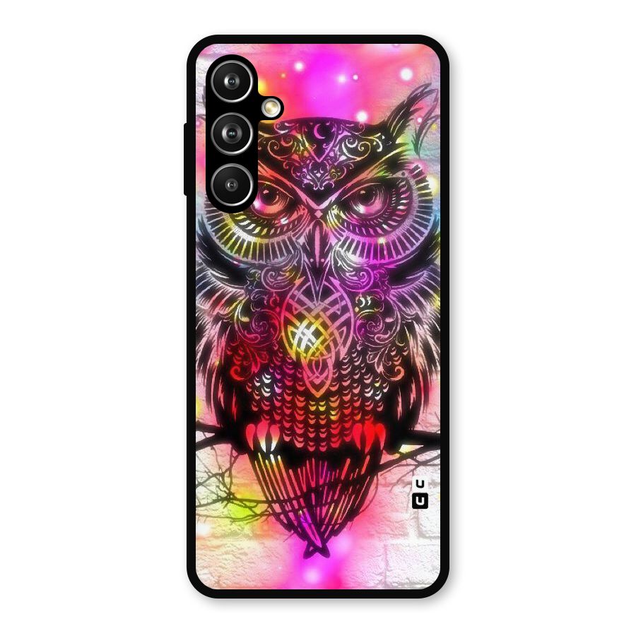 Colourful Owl Metal Back Case for Samsung Galaxy M54