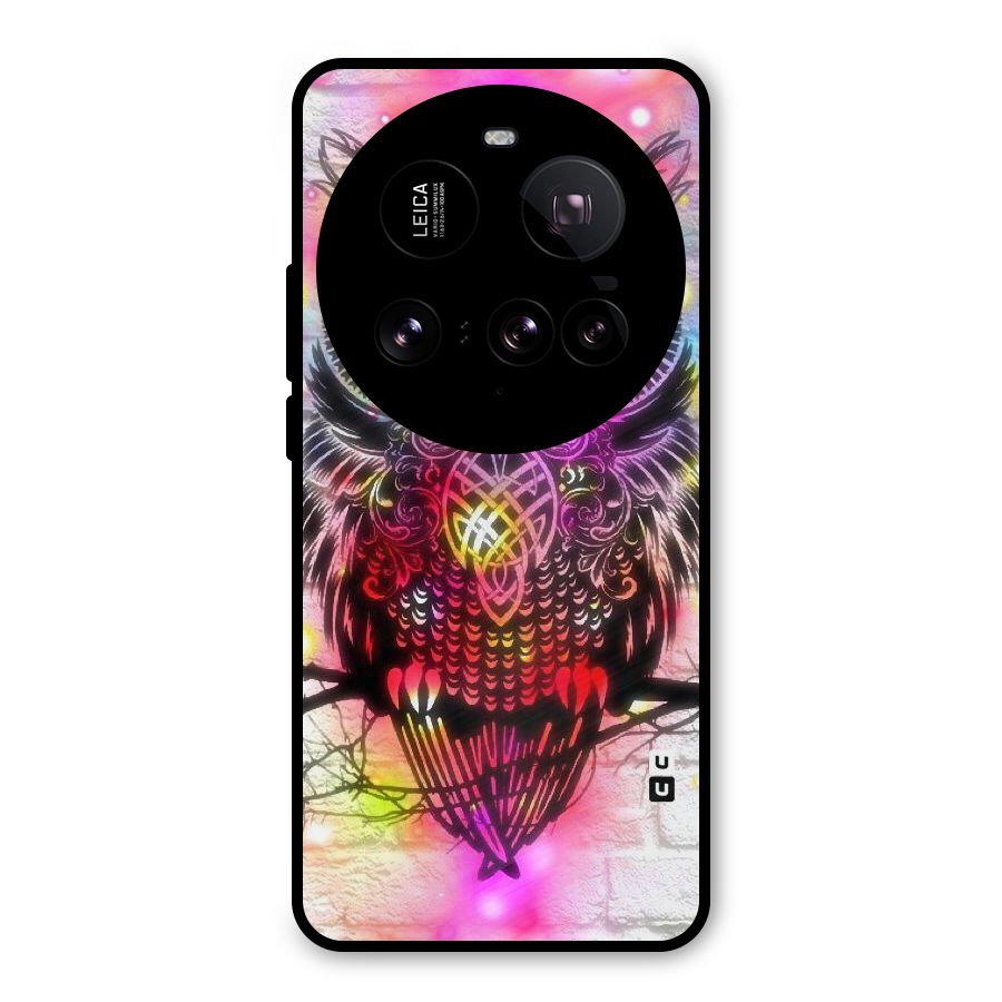 Colourful Owl Metal Back Case for Xiaomi 15 Ultra
