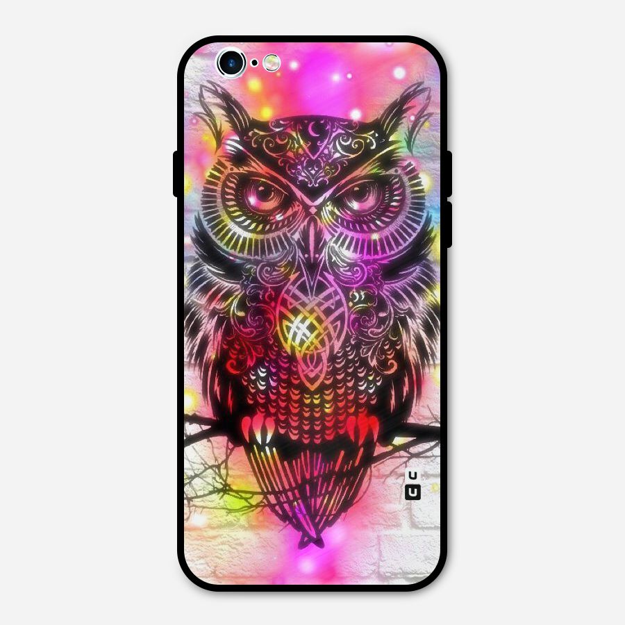 Colourful Owl Metal Back Case for iPhone 6 6s