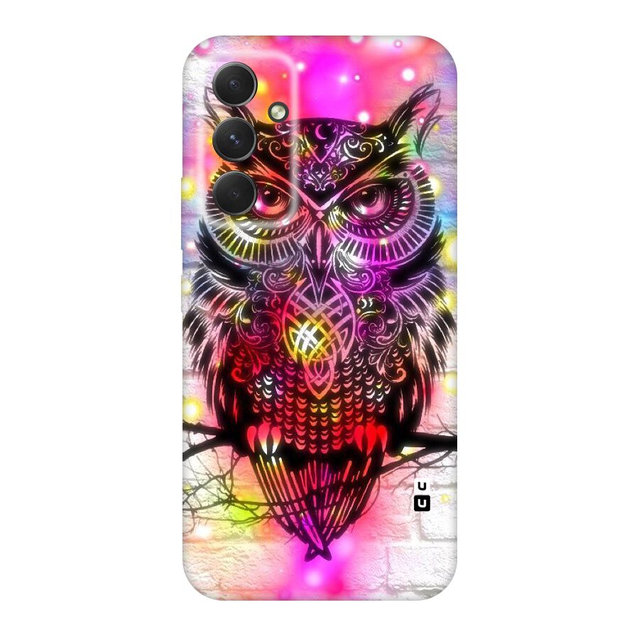 Colourful Owl Original Polycarbonate Back Case for Galaxy A54