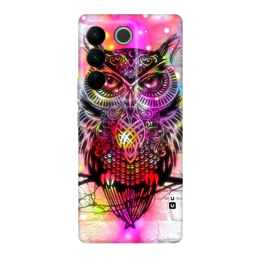 Colourful Owl Original Polycarbonate Back Case for Vivo V27