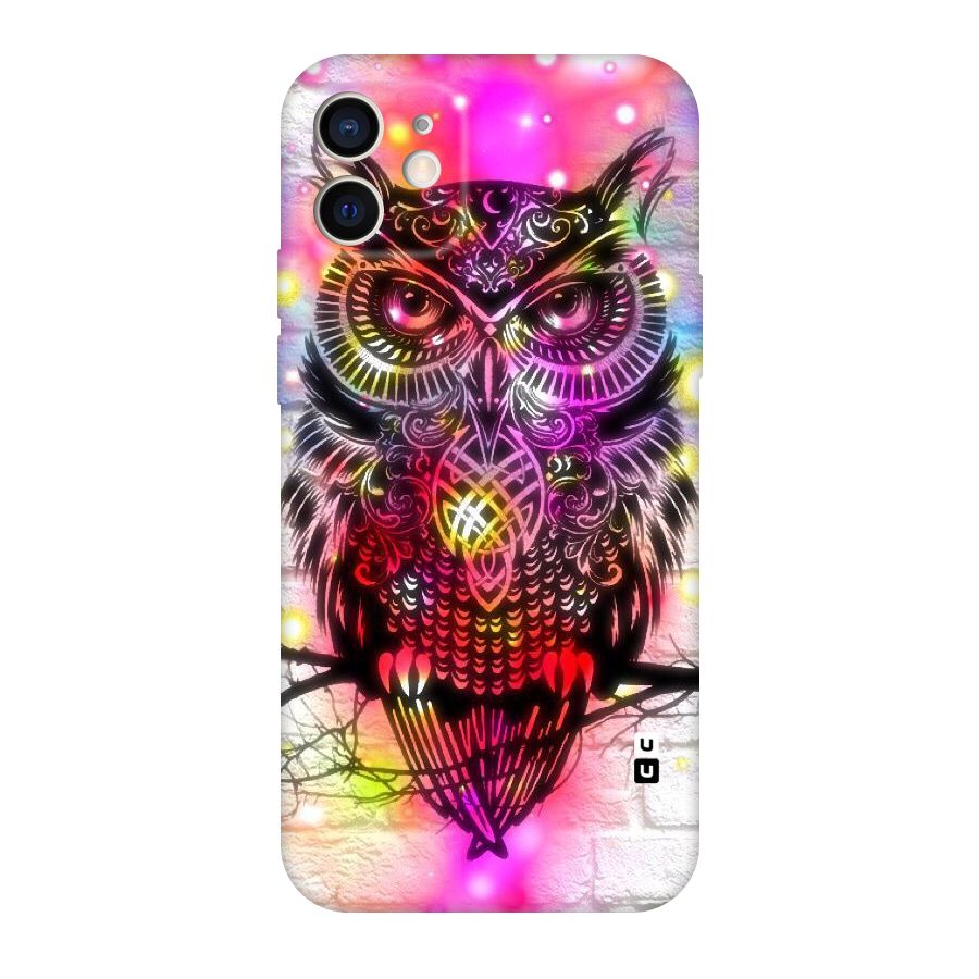 Colourful Owl Original Polycarbonate Back Case for iPhone 12