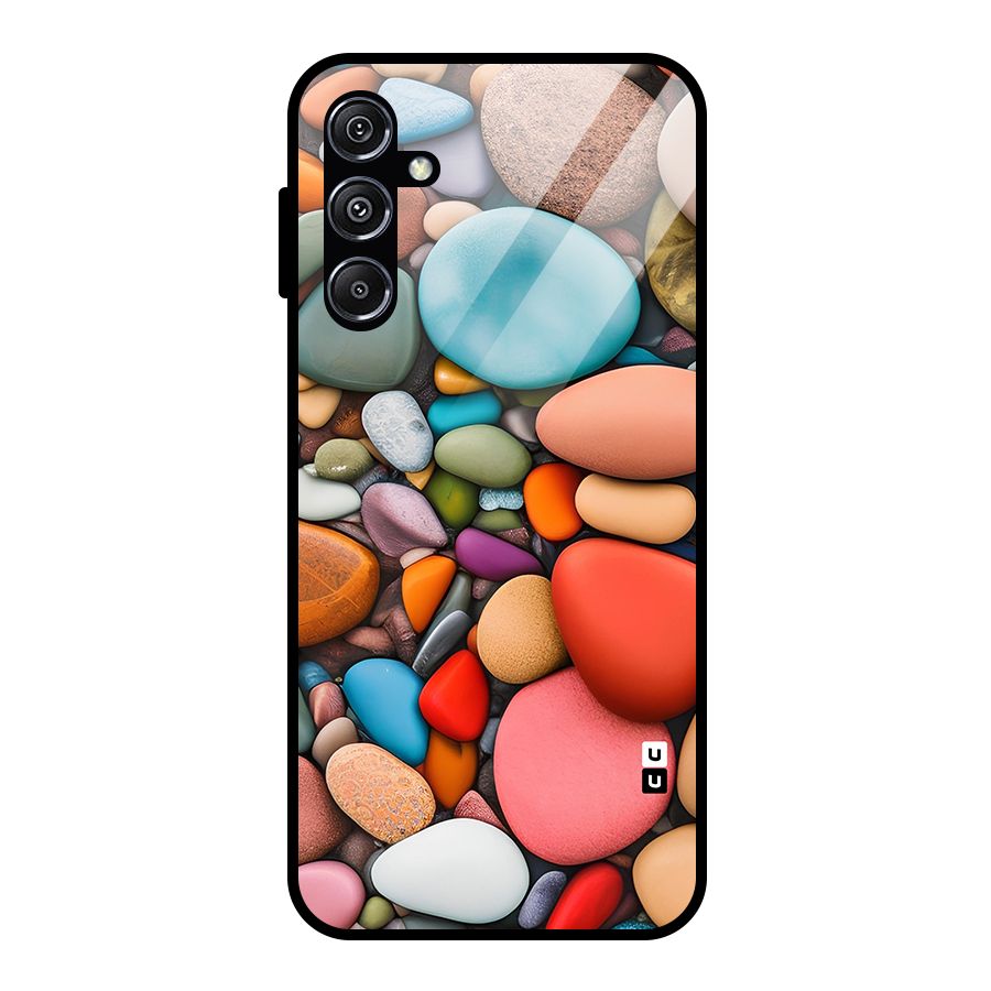 Colourful Stones Glass Back Case for Galaxy M34 5G