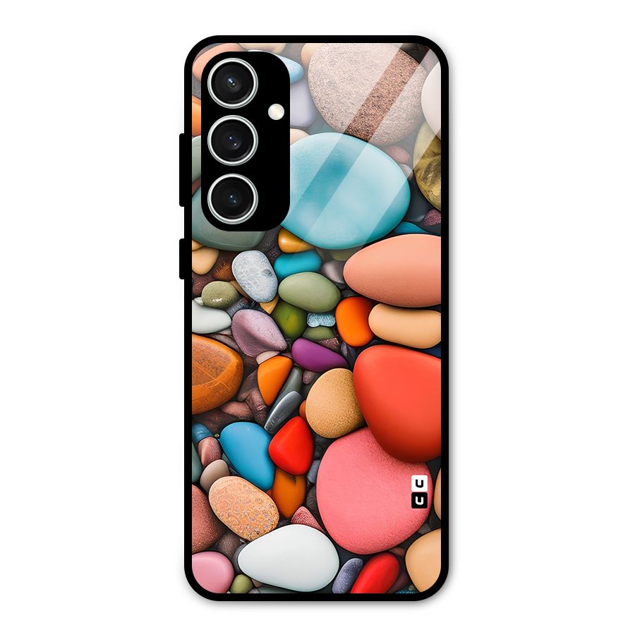 Colourful Stones Glass Back Case for Galaxy S23 FE