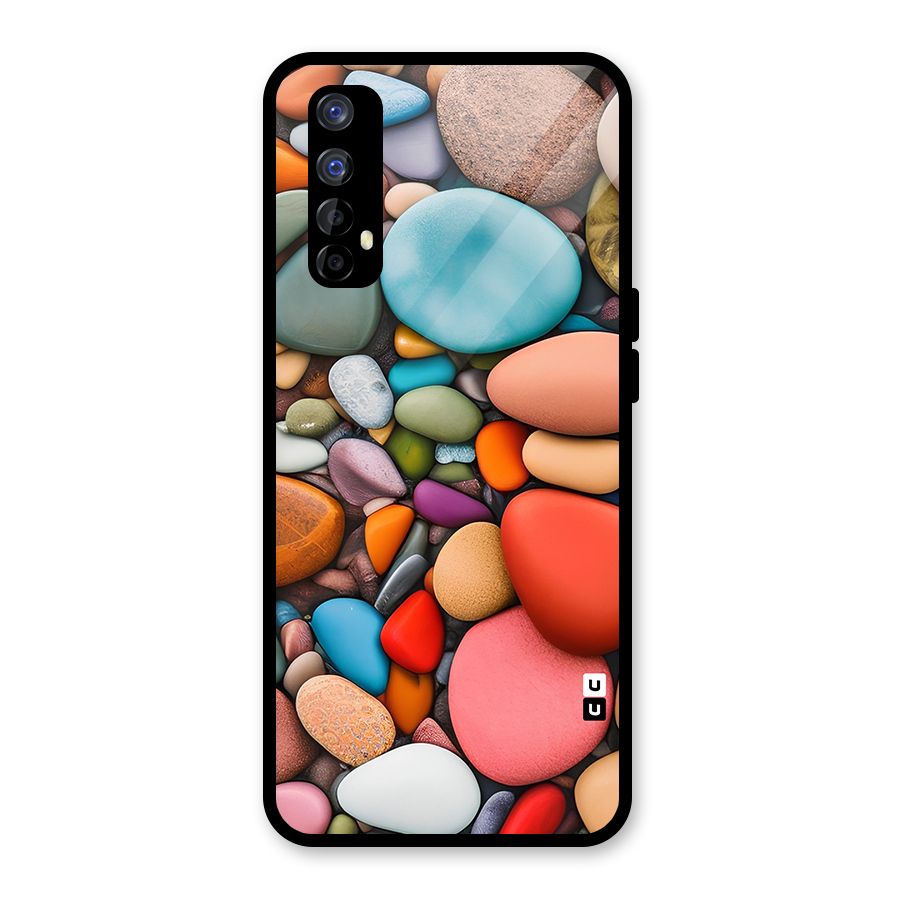 Colourful Stones Glass Back Case for Realme 7