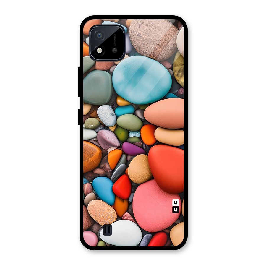 Colourful Stones Glass Back Case for Realme C11 2021
