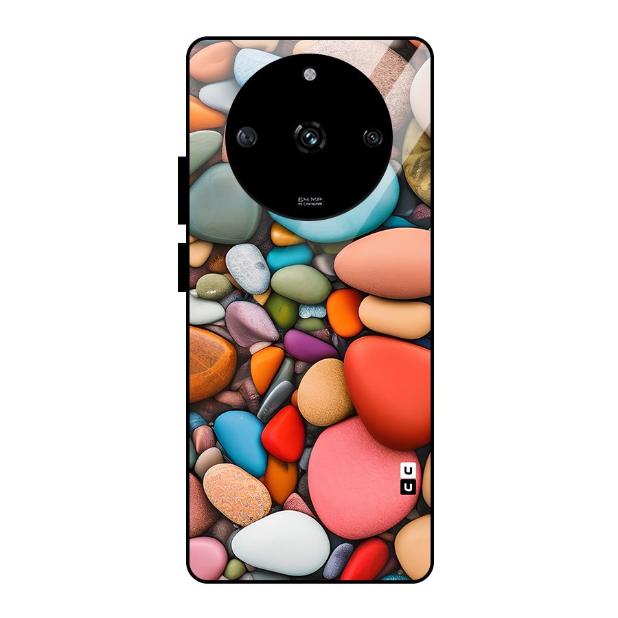 Colourful Stones Glass Back Case for Realme Narzo 60 5G