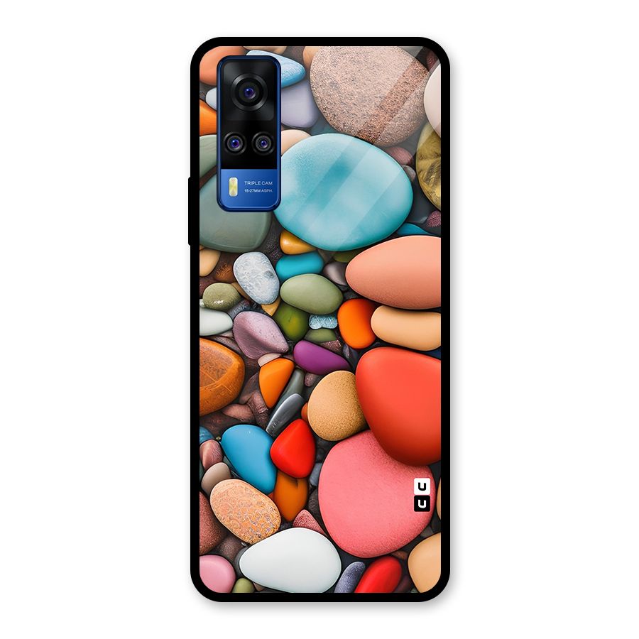 Colourful Stones Glass Back Case for Vivo Y31