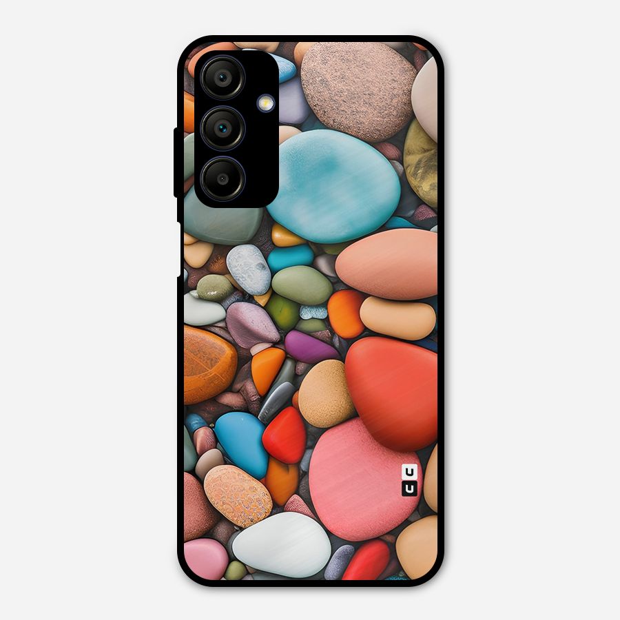 Colourful Stones Metal Back Case for Galaxy A15 5G