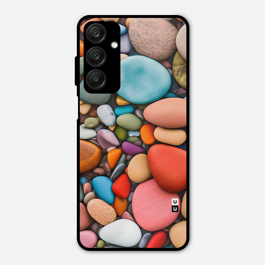 Colourful Stones Metal Back Case for Galaxy A25 5G