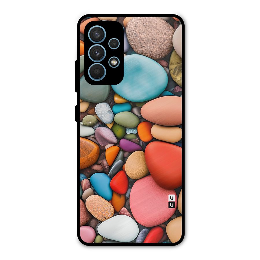 Colourful Stones Metal Back Case for Galaxy A32