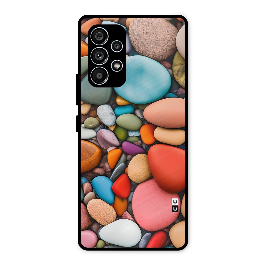 Colourful Stones Metal Back Case for Galaxy A53 5G