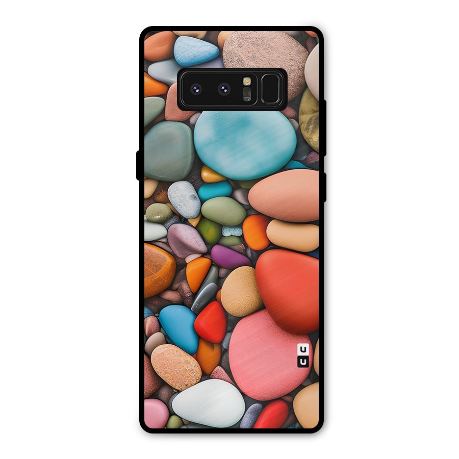 Colourful Stones Metal Back Case for Galaxy Note 8