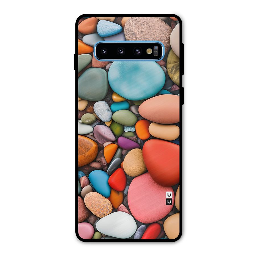 Colourful Stones Metal Back Case for Galaxy S10