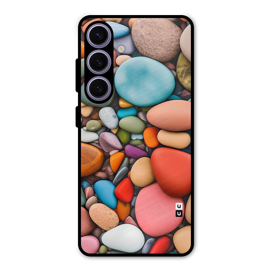 Colourful Stones Metal Back Case for Galaxy S24