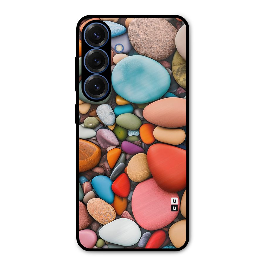Colourful Stones Metal Back Case for Galaxy S25
