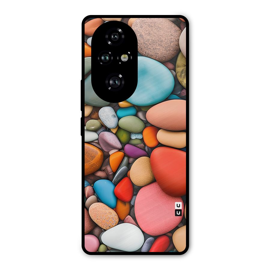 Colourful Stones Metal Back Case for Honor 200 Pro