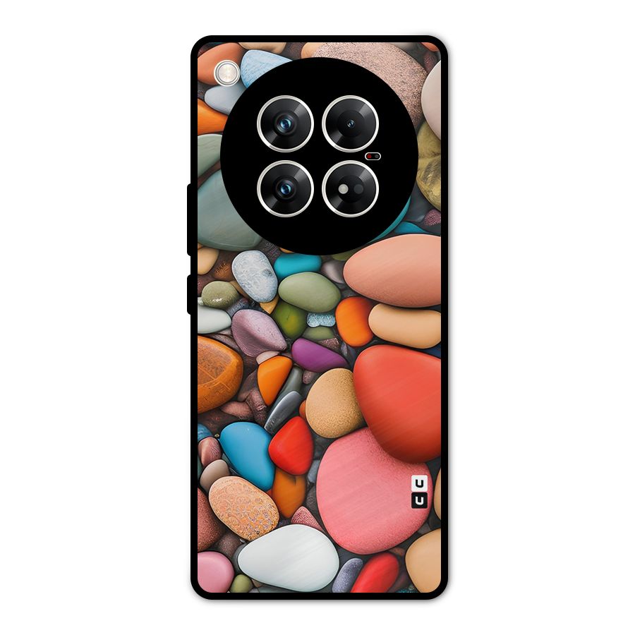 Colourful Stones Metal Back Case for Infinix Zero 40 5G