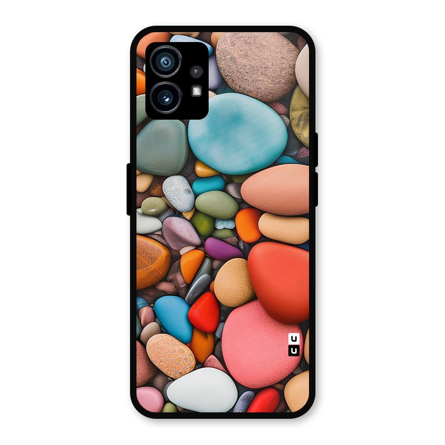 Colourful Stones Metal Back Case for Nothing Phone 1