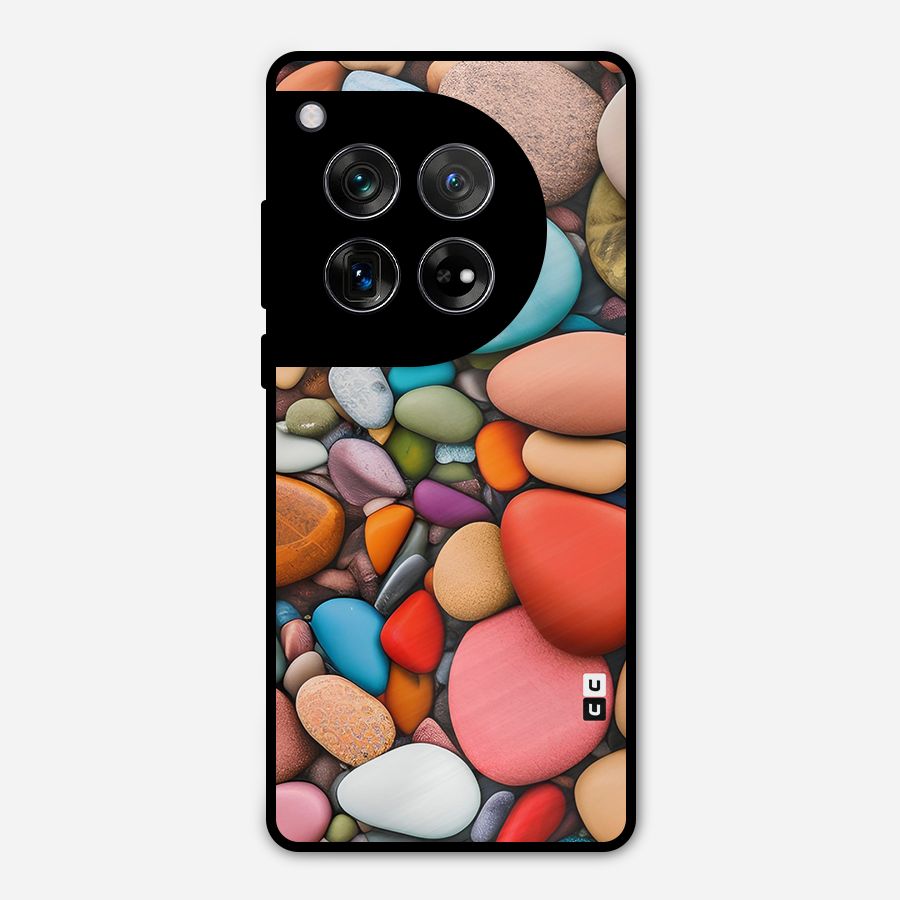 Colourful Stones Metal Back Case for OnePlus 12