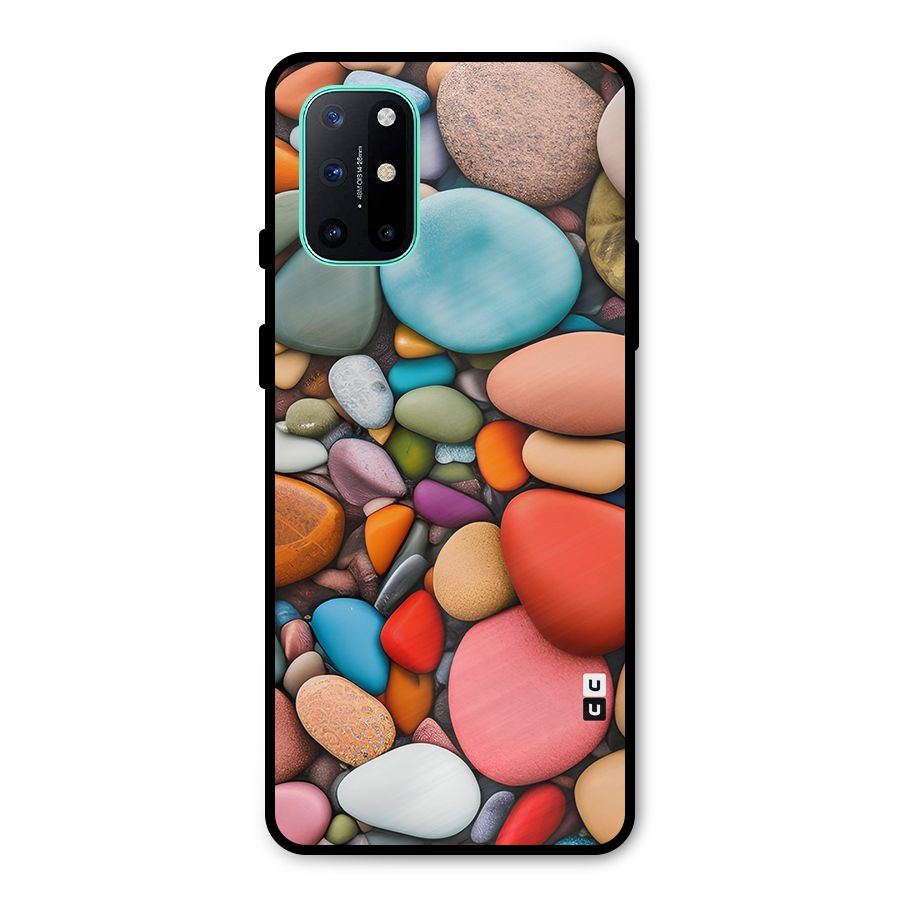 Colourful Stones Metal Back Case for OnePlus 8T