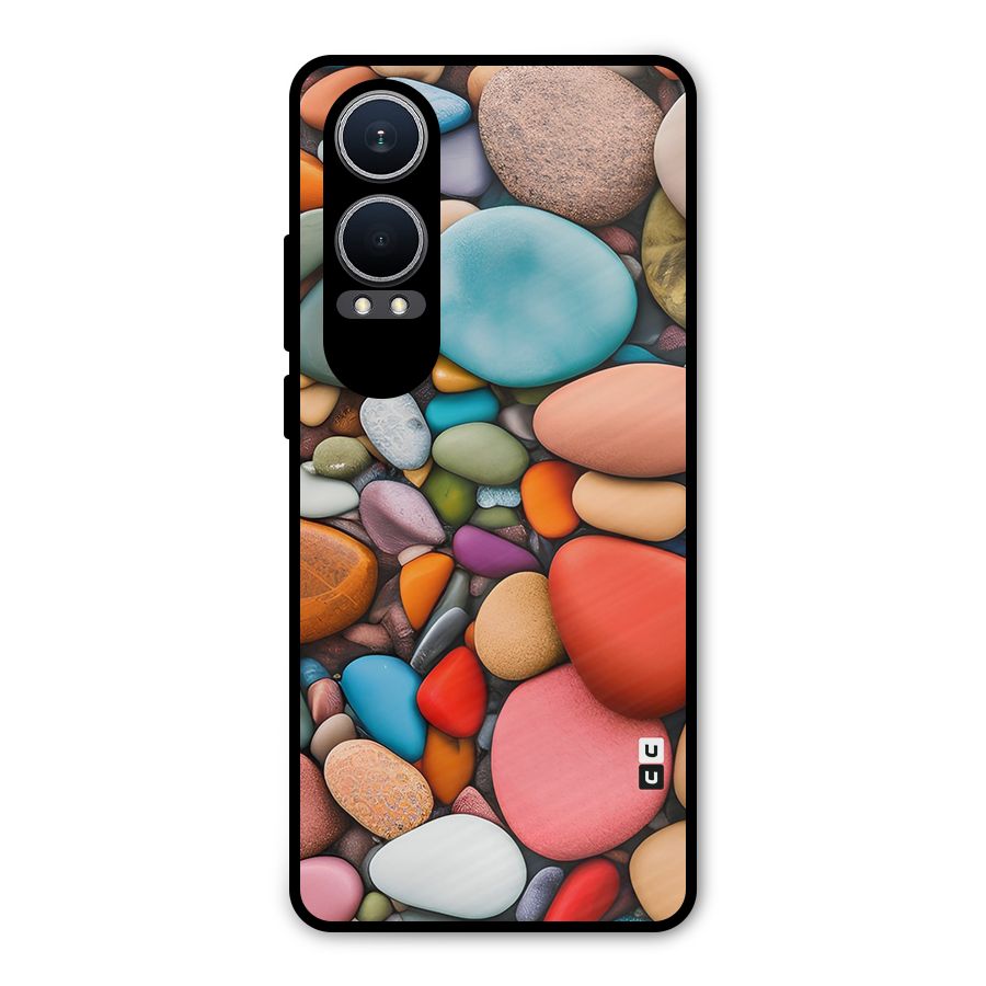 Colourful Stones Metal Back Case for OnePlus Nord CE4 Lite