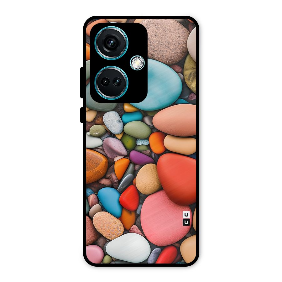 Colourful Stones Metal Back Case for OnePlus Nord CE 3 5G