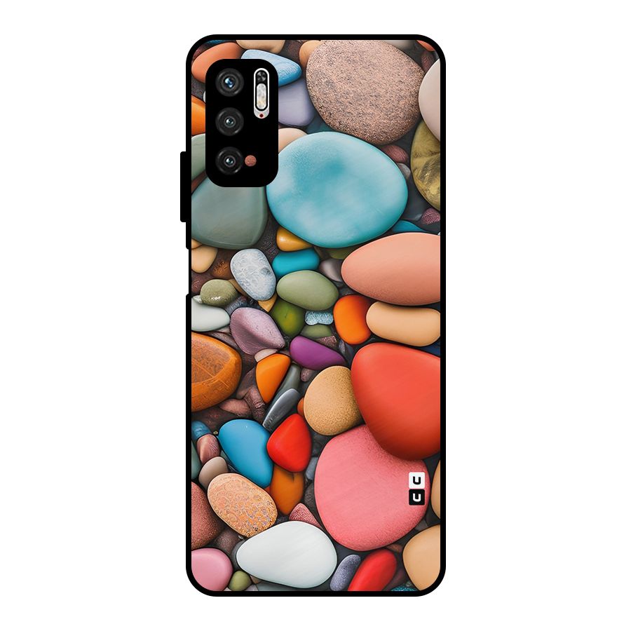 Colourful Stones Metal Back Case for Poco M3 Pro 5G
