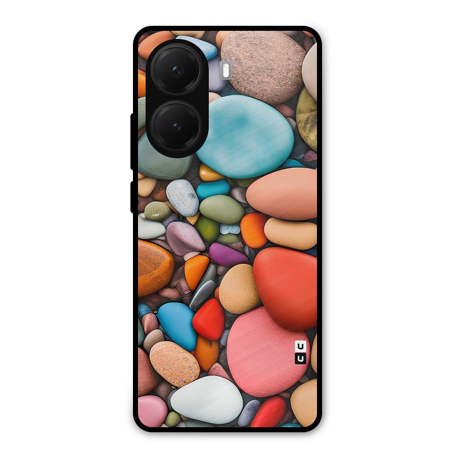 Colourful Stones Metal Back Case for Poco X7 Pro