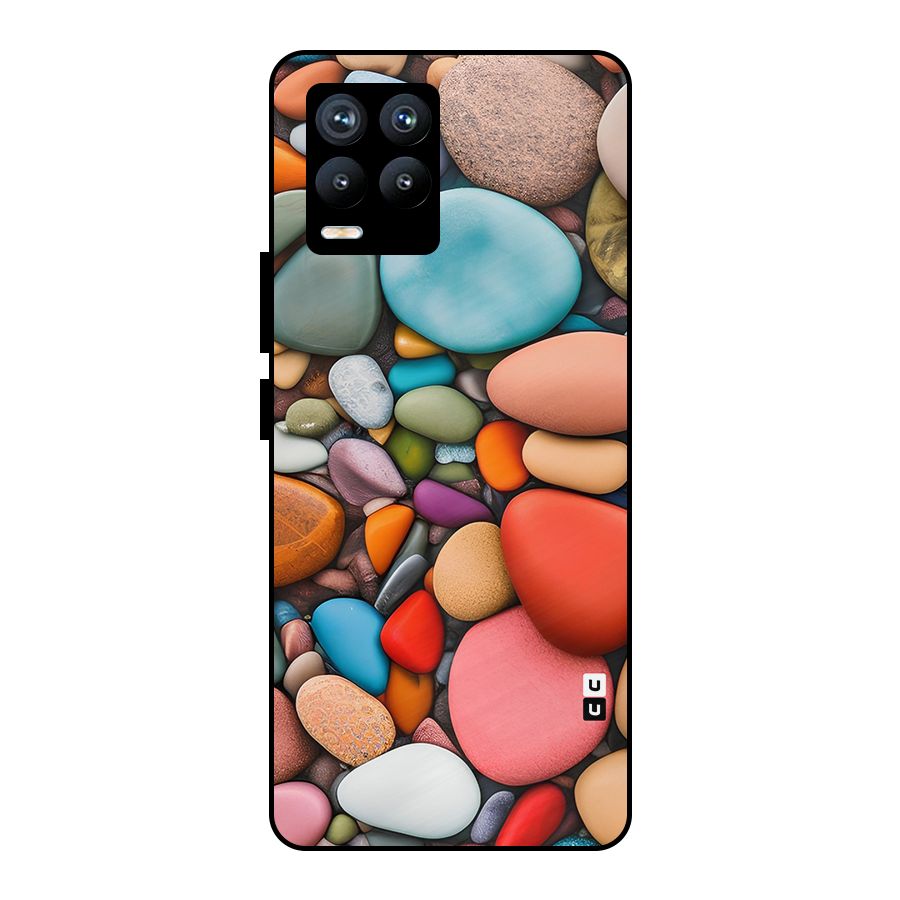Colourful Stones Metal Back Case for Realme 8