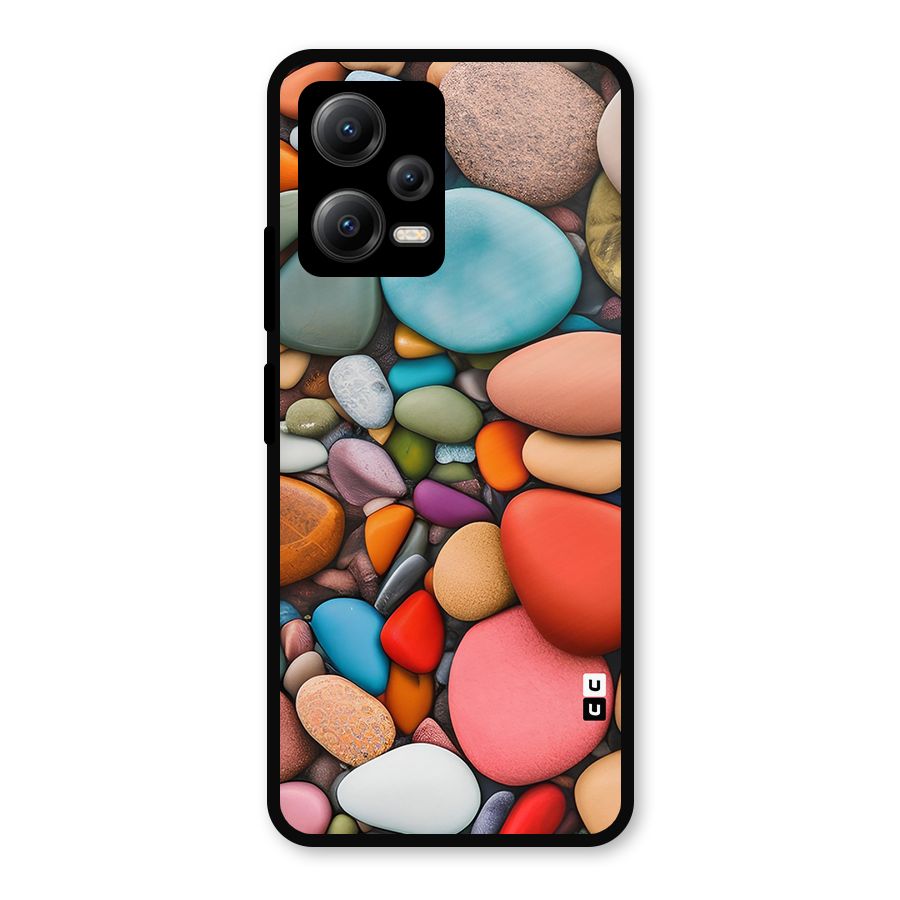 Colourful Stones Metal Back Case for Redmi Note 12 5G