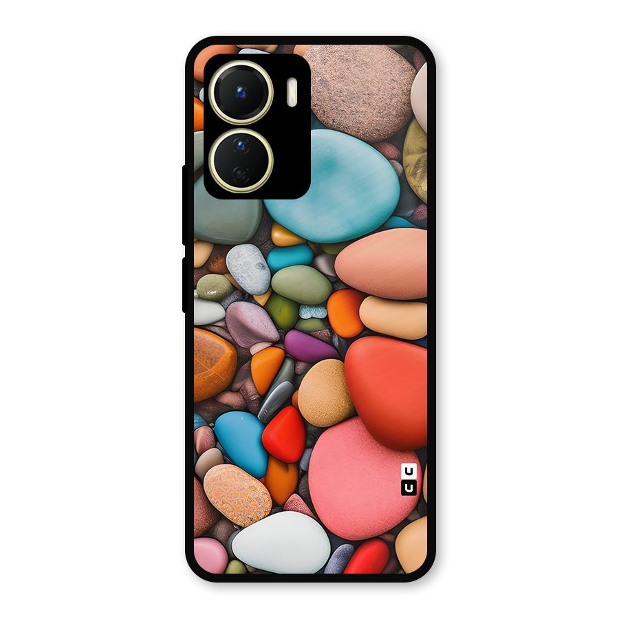 Colourful Stones Metal Back Case for Vivo T2x