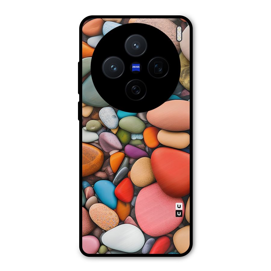 Colourful Stones Metal Back Case for Vivo X200