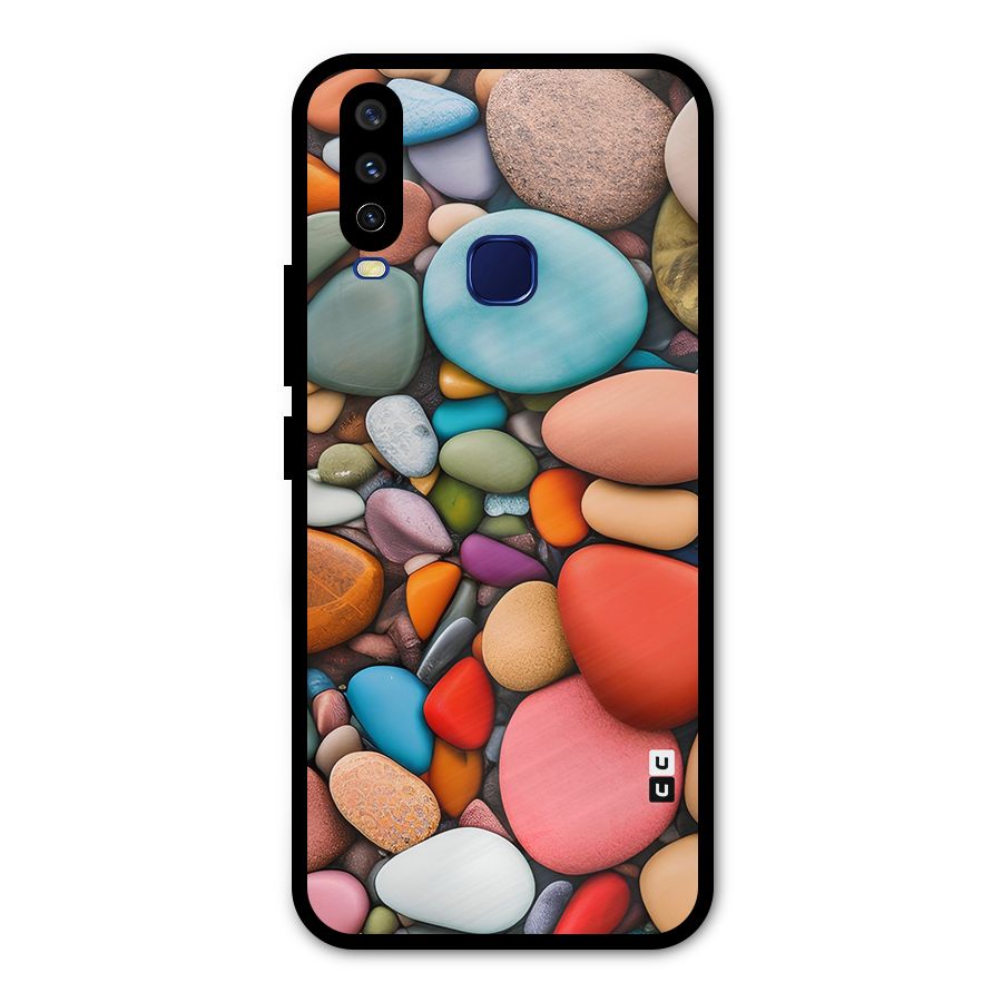 Colourful Stones Metal Back Case for Vivo Y15