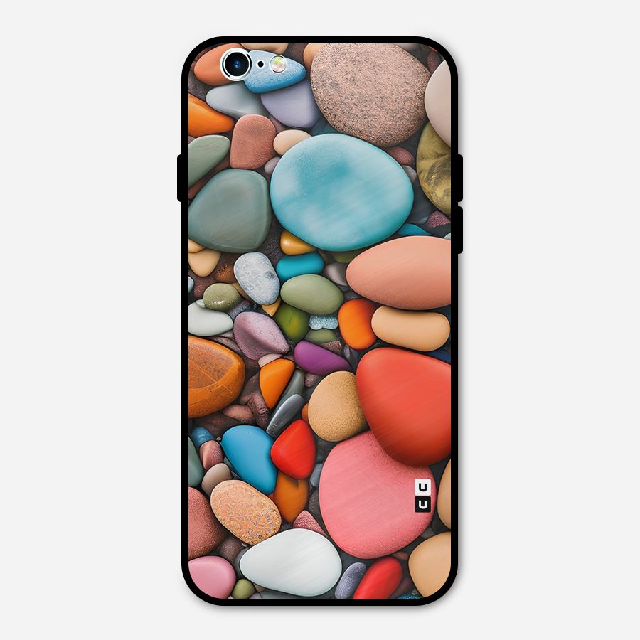 Colourful Stones Metal Back Case for iPhone 6 6s