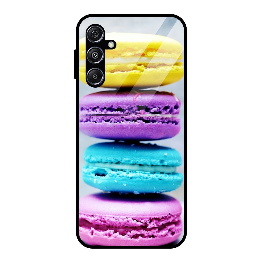 Colourful Whoopie Pies Glass Back Case for Galaxy M34 5G