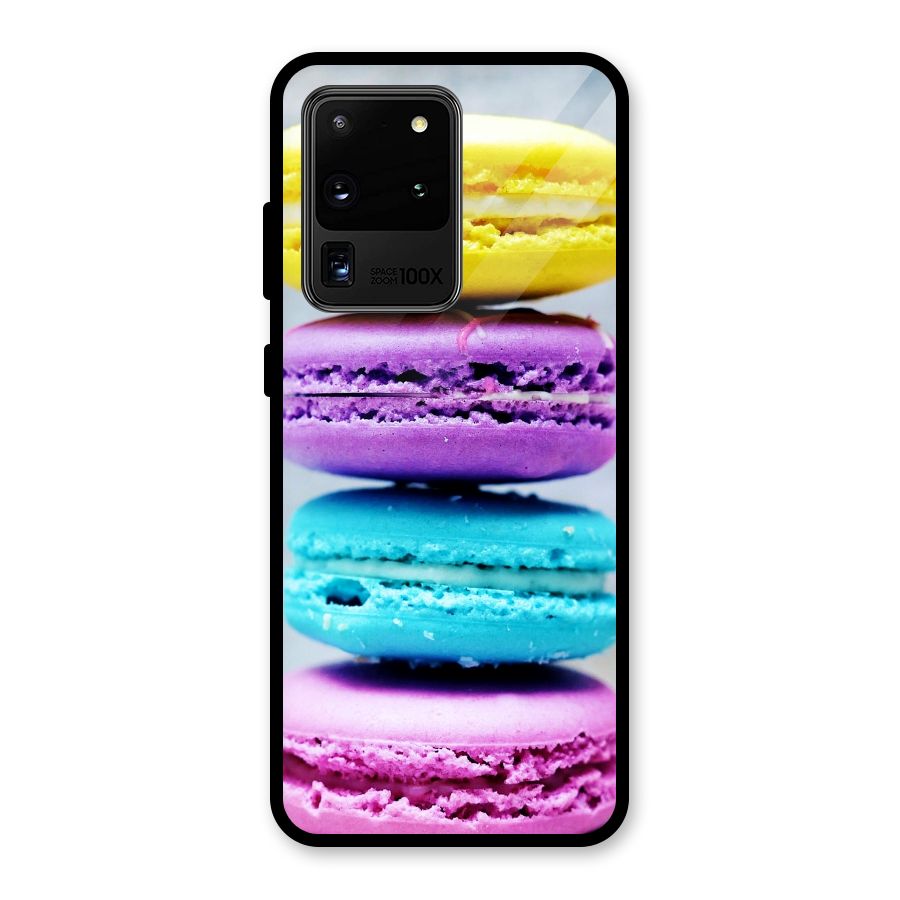 Colourful Whoopie Pies Glass Back Case for Galaxy S20 Ultra
