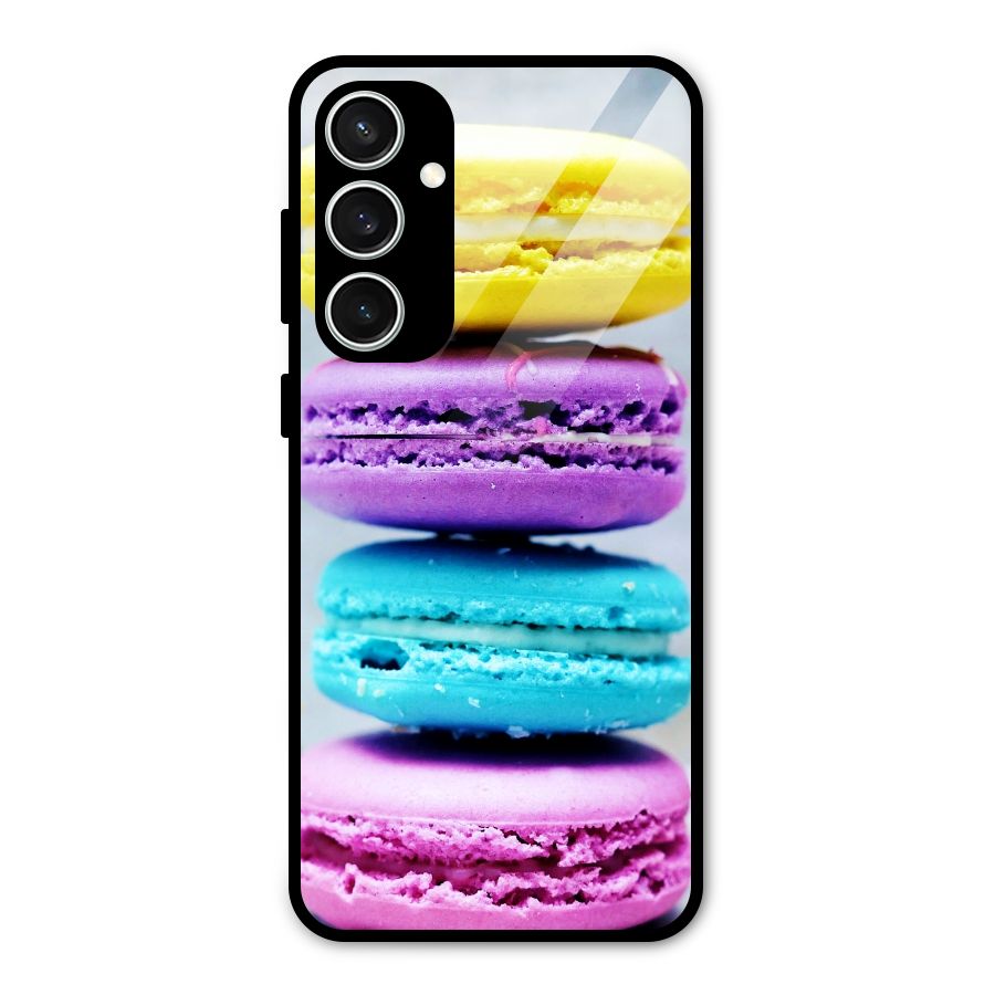 Colourful Whoopie Pies Glass Back Case for Galaxy S23 FE