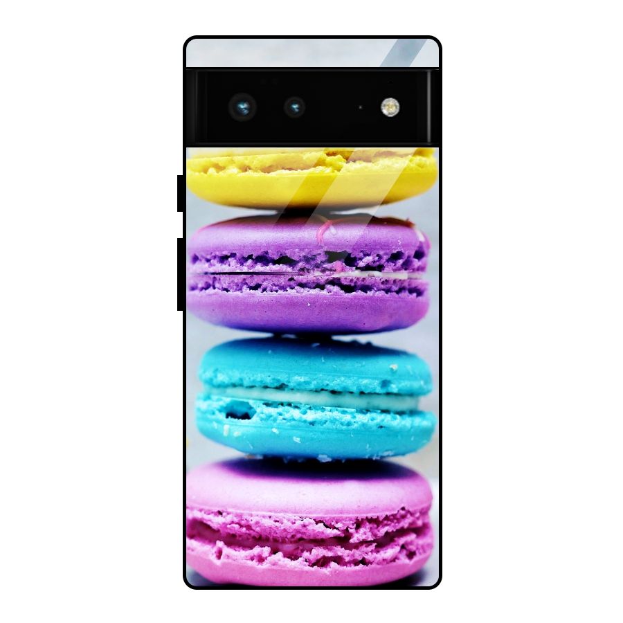 Colourful Whoopie Pies Glass Back Case for Google Pixel 6