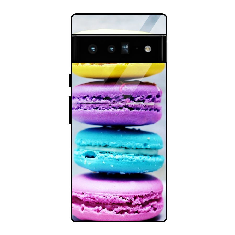 Colourful Whoopie Pies Glass Back Case for Google Pixel 6 Pro