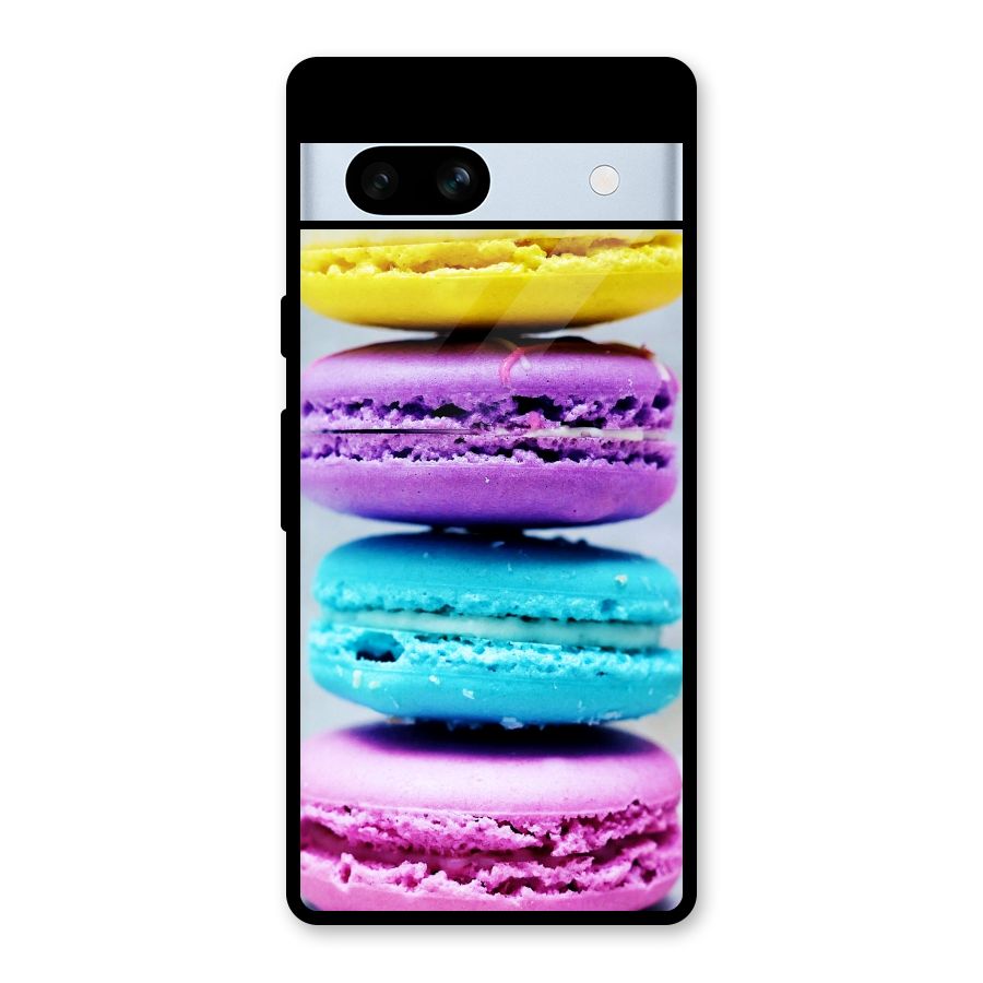 Colourful Whoopie Pies Glass Back Case for Google Pixel 7a