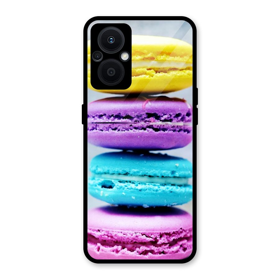 Colourful Whoopie Pies Glass Back Case for Oppo F21s Pro 5G