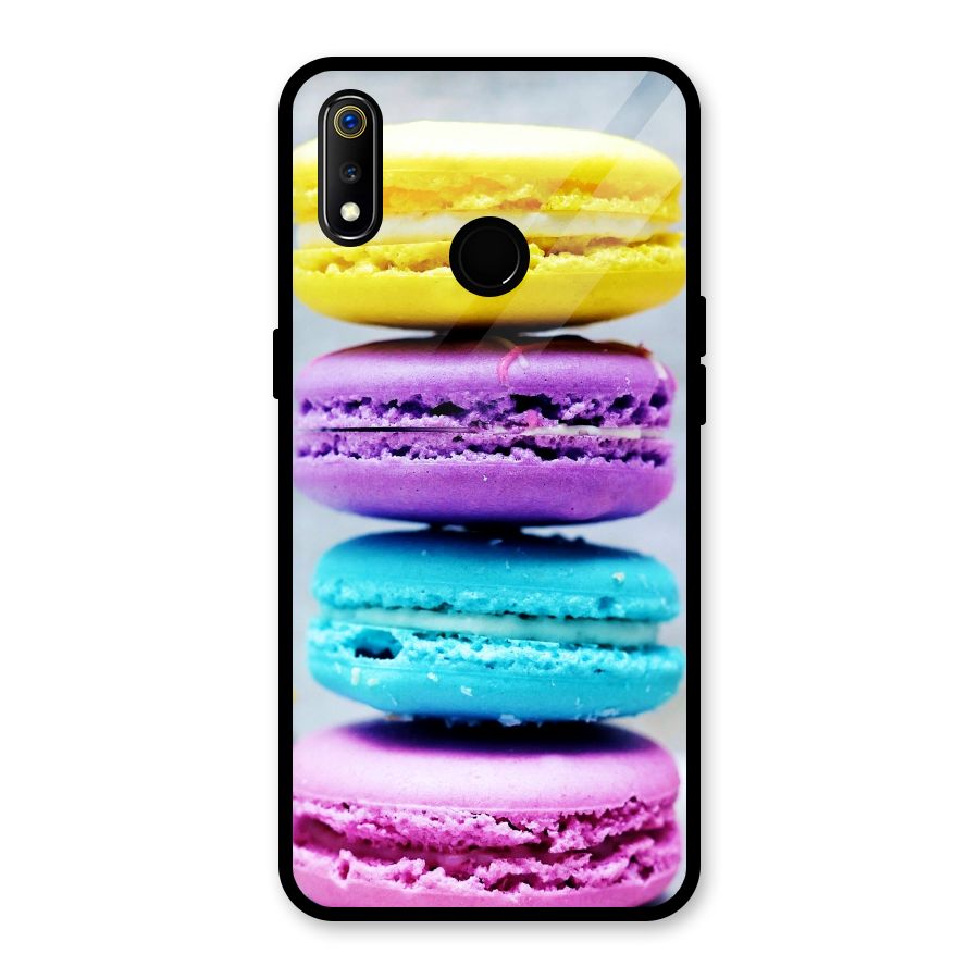 Colourful Whoopie Pies Glass Back Case for Realme 3i