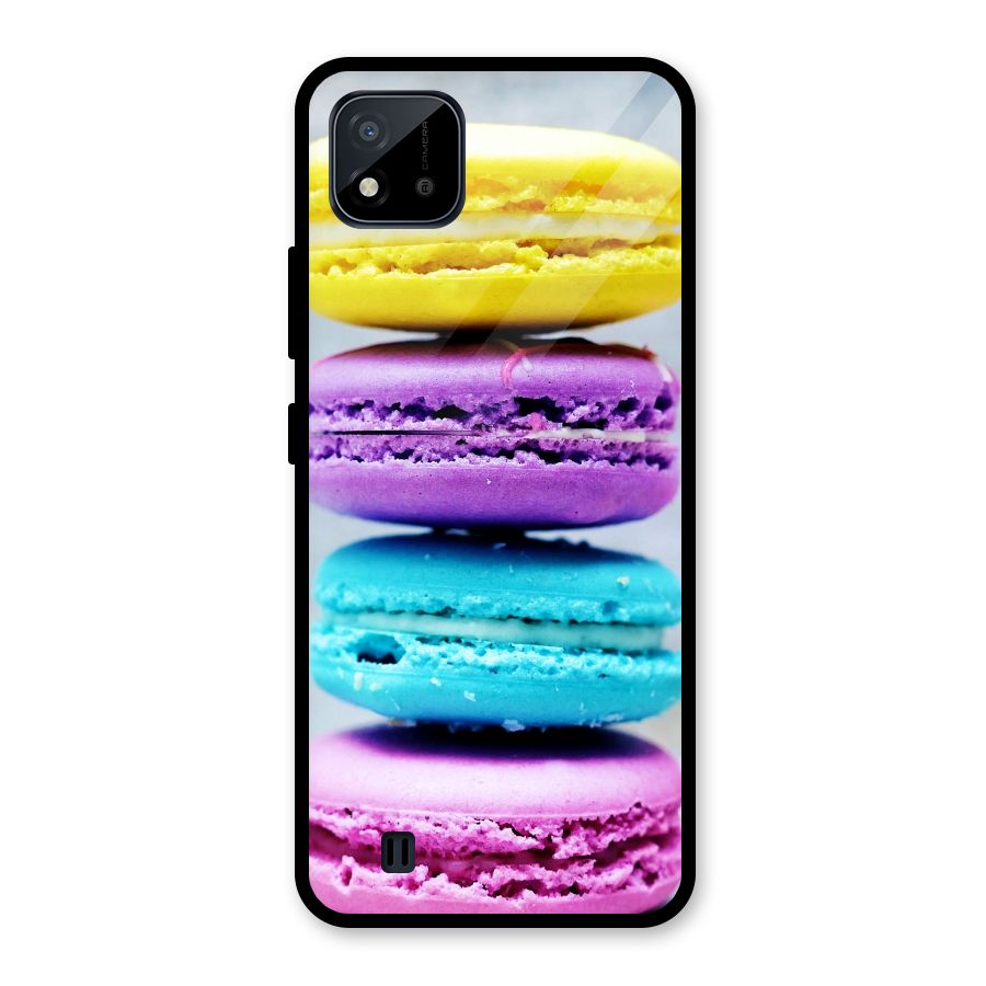 Colourful Whoopie Pies Glass Back Case for Realme C11 2021