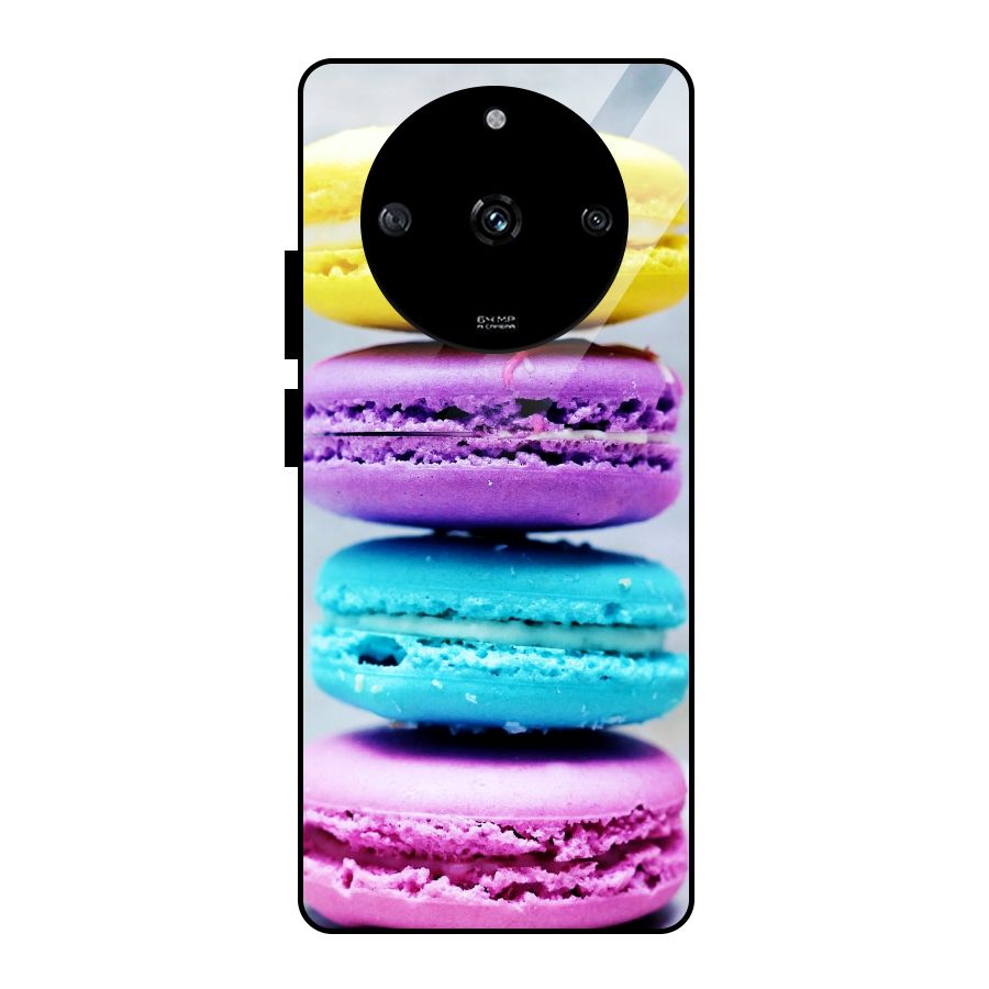 Colourful Whoopie Pies Glass Back Case for Realme Narzo 60 5G