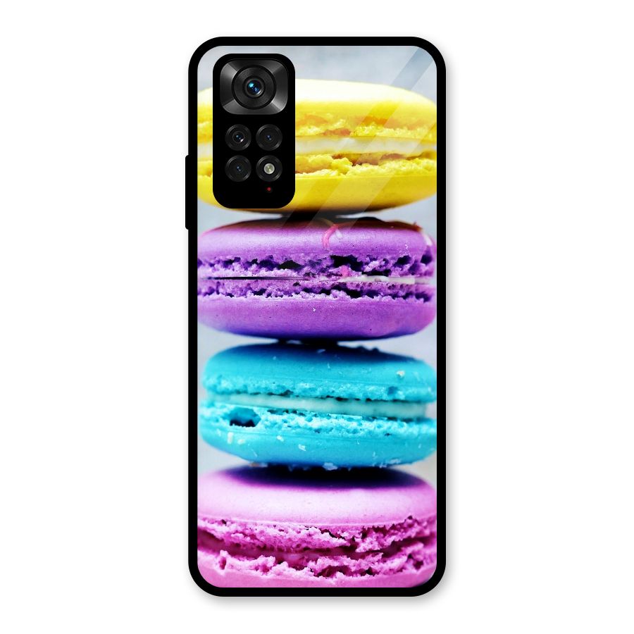 Colourful Whoopie Pies Glass Back Case for Redmi Note 11S